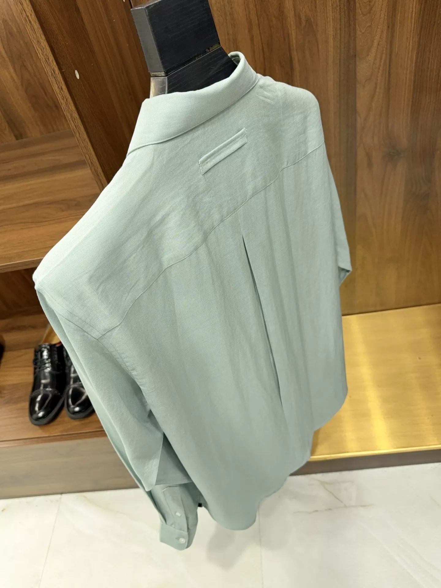 제냐 윈저 칼라 린넨 라이오셀 셔츠 상세 이미지 18