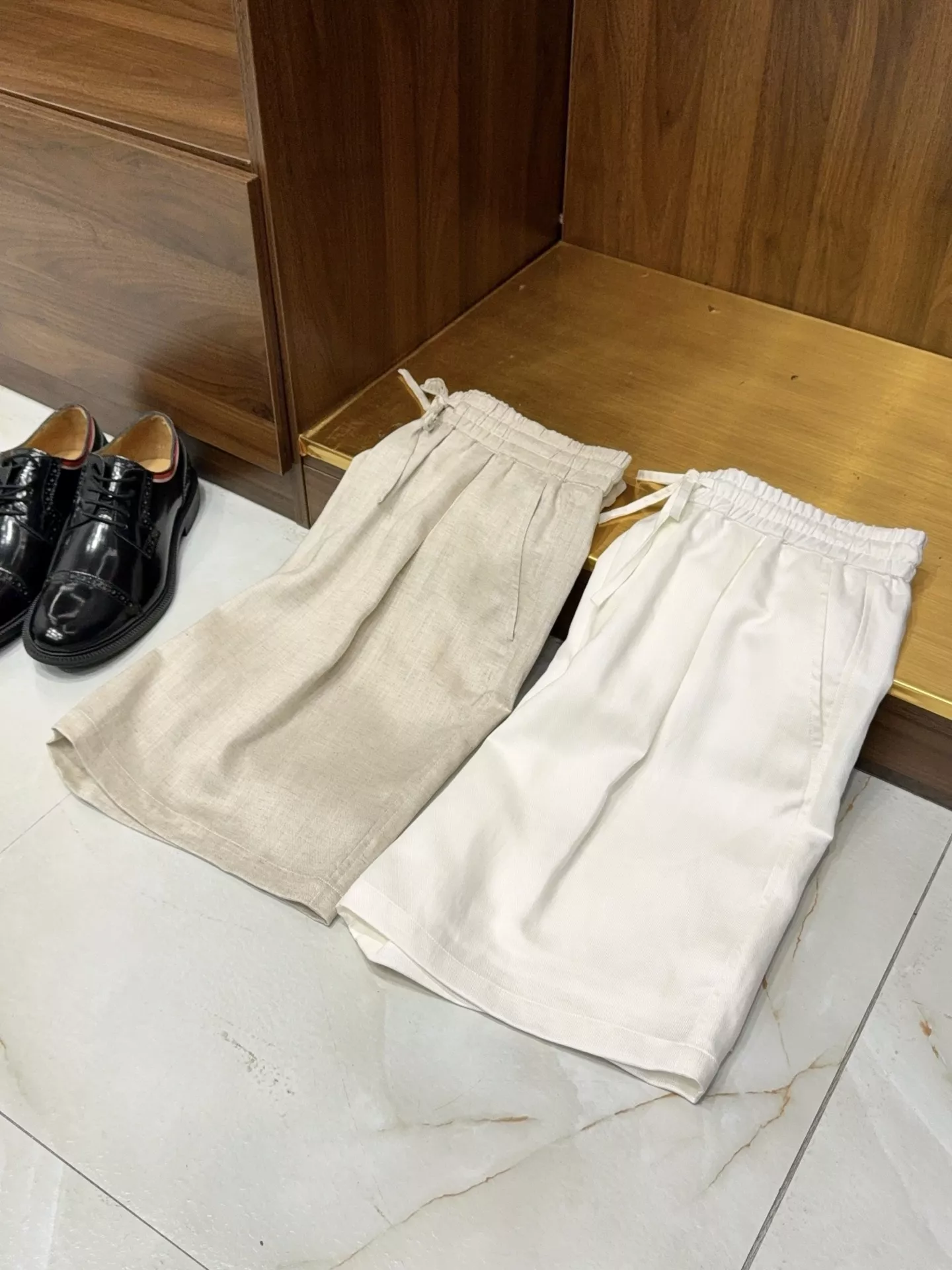 로로피아나 실마 혼방 밴딩 와이드 팬츠 상세 이미지 50