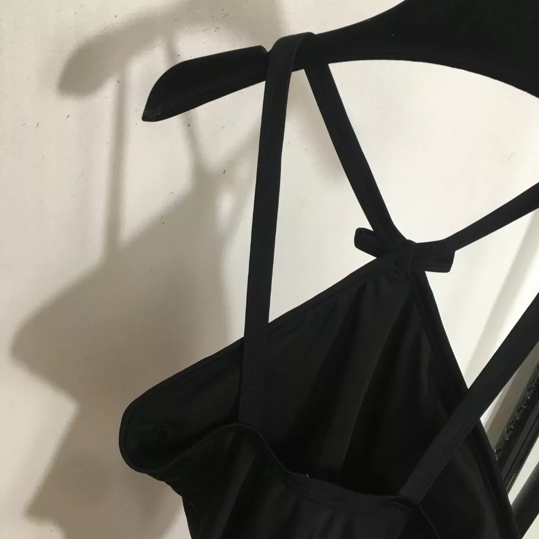 베르사체 메두사 장식 리본 포인트 홀터 수영복 상세 이미지 6