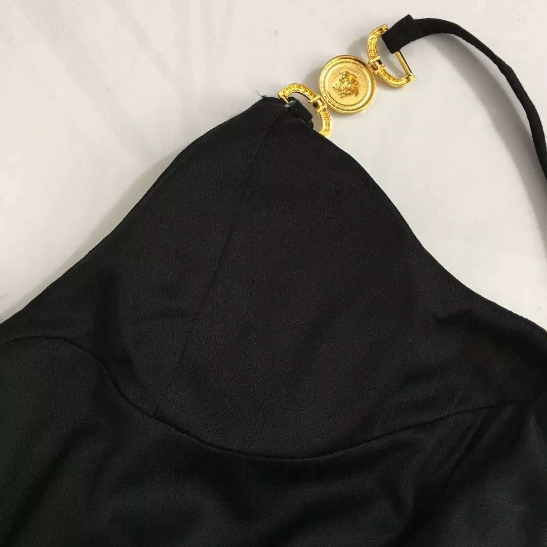 베르사체 메두사 숄더 버클 패턴 수영복 상세 이미지 8
