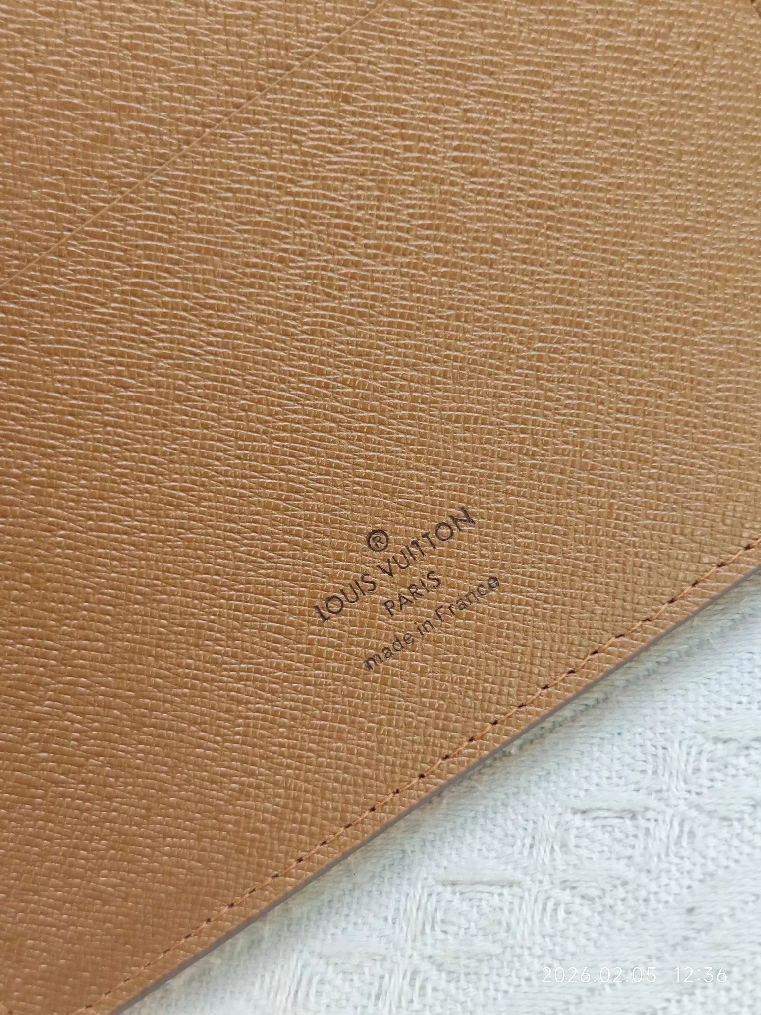 루이비통 모노그램 카드 수납 노트 커버 상세 이미지 5