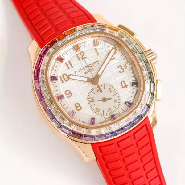 파텍필립 아쿠아넛 루체 레인보우 크로노그래프 워치