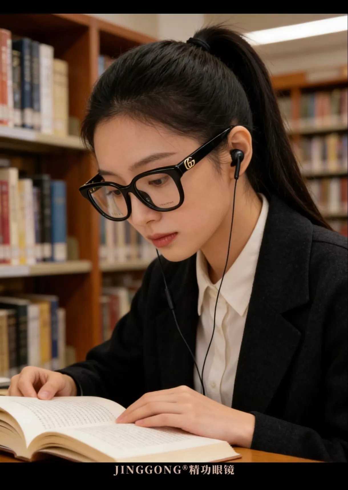 구찌 클래식 GG 로고 캣아이 안경테 상세 이미지 68