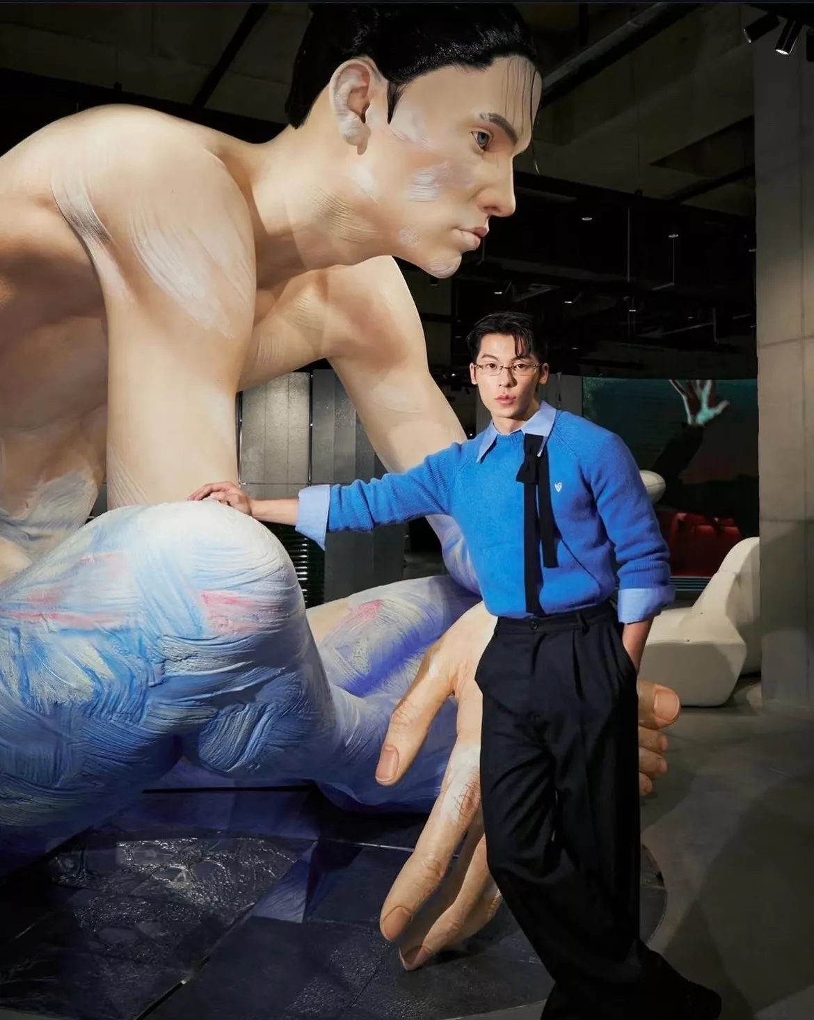 젠틀몬스터 볼드 메탈 무테 안경 상세 이미지 97