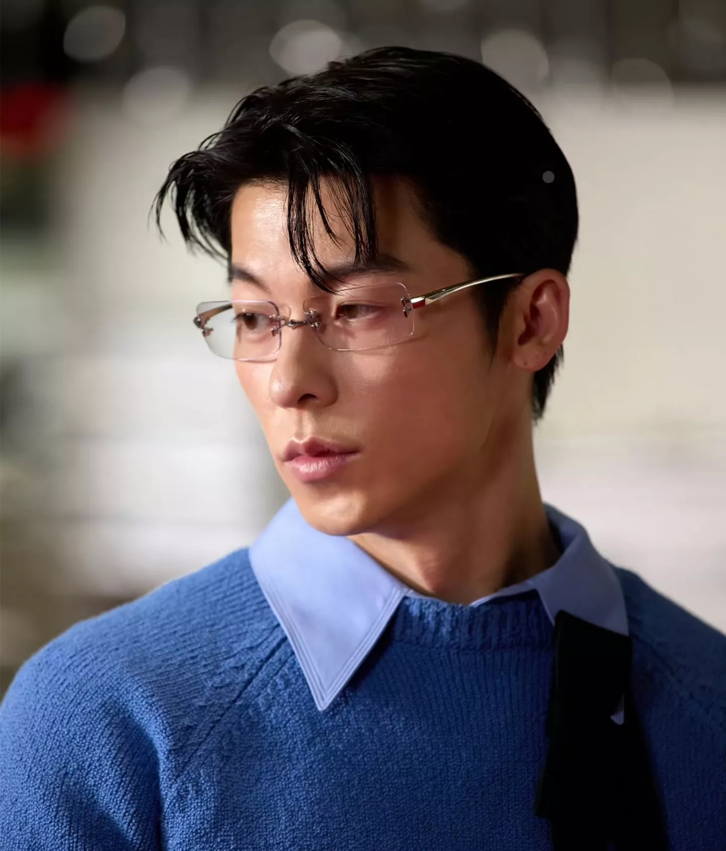 젠틀몬스터 볼드 메탈 무테 안경 상세 이미지 95