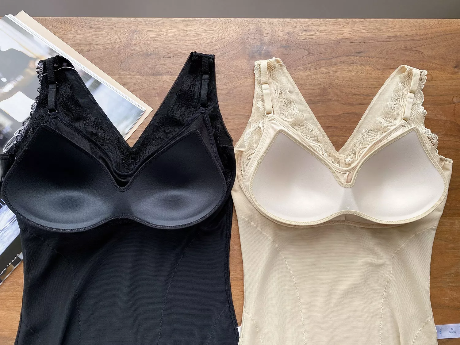와코루 레이스 브라 일체형 보정 나시 상세 이미지 60