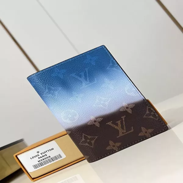 루이비통 그라데이션 모노그램 여권 커버