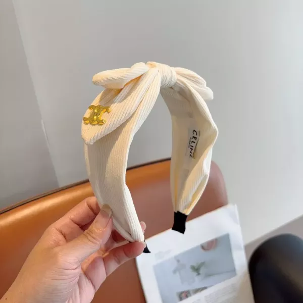 셀린느 리본 장식 헤어 액세서리