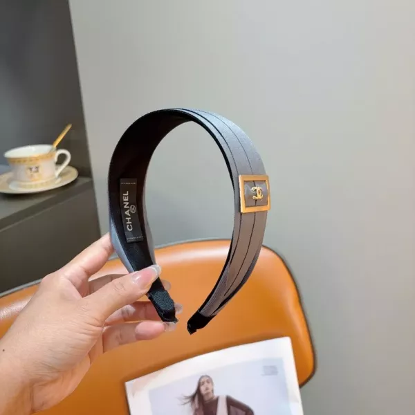 샤넬 더블씨 로고 헤어밴드