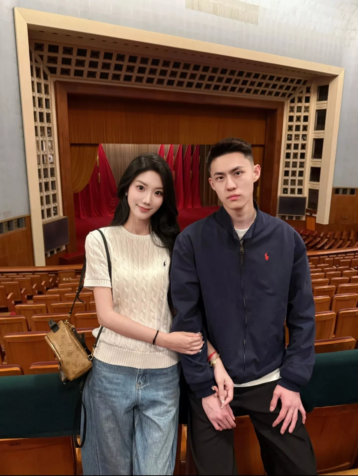 랄프로렌 케이블 니트 라운드넥 반소매 탑 상세 이미지 11