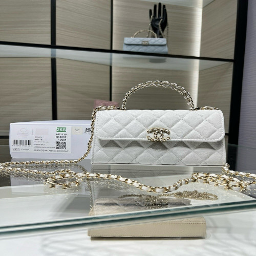 샤넬 퀼팅 체인 핸들 미니백