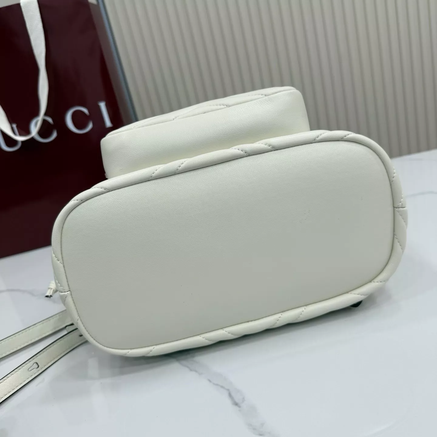 구찌 더블 G 체인 백팩 상세 이미지 6