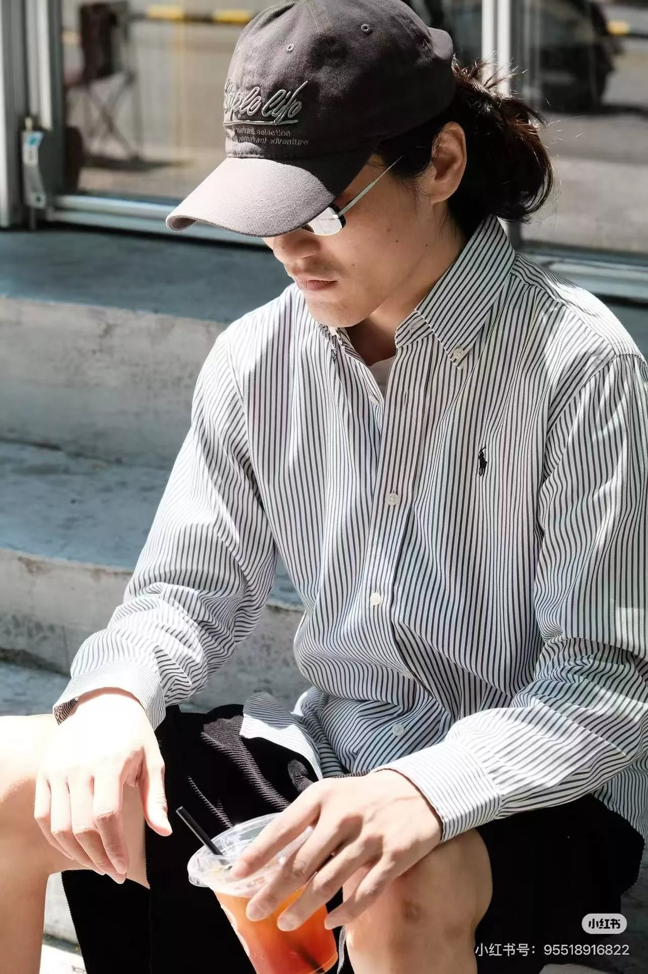 랄프로렌 자수 포인트 린넨 스트라이프 셔츠 상세 이미지 22