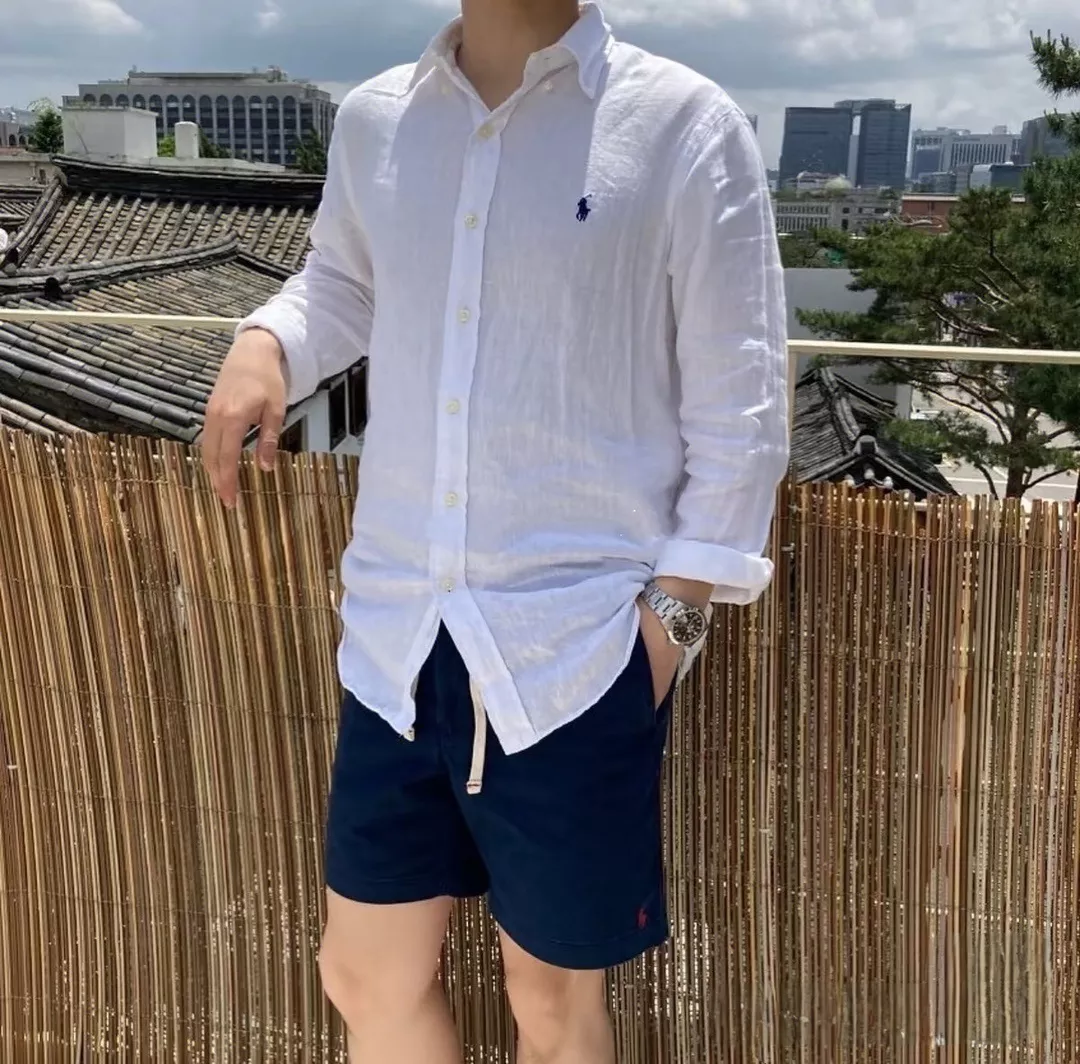 랄프로렌 자수 로고 캐주얼 쇼츠 상세 이미지 27