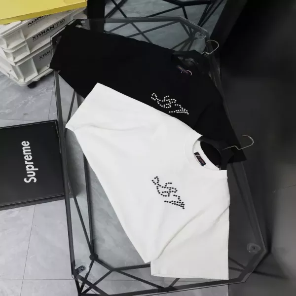 루이비통 진주 레터링 디스트로이드 반팔 티셔츠