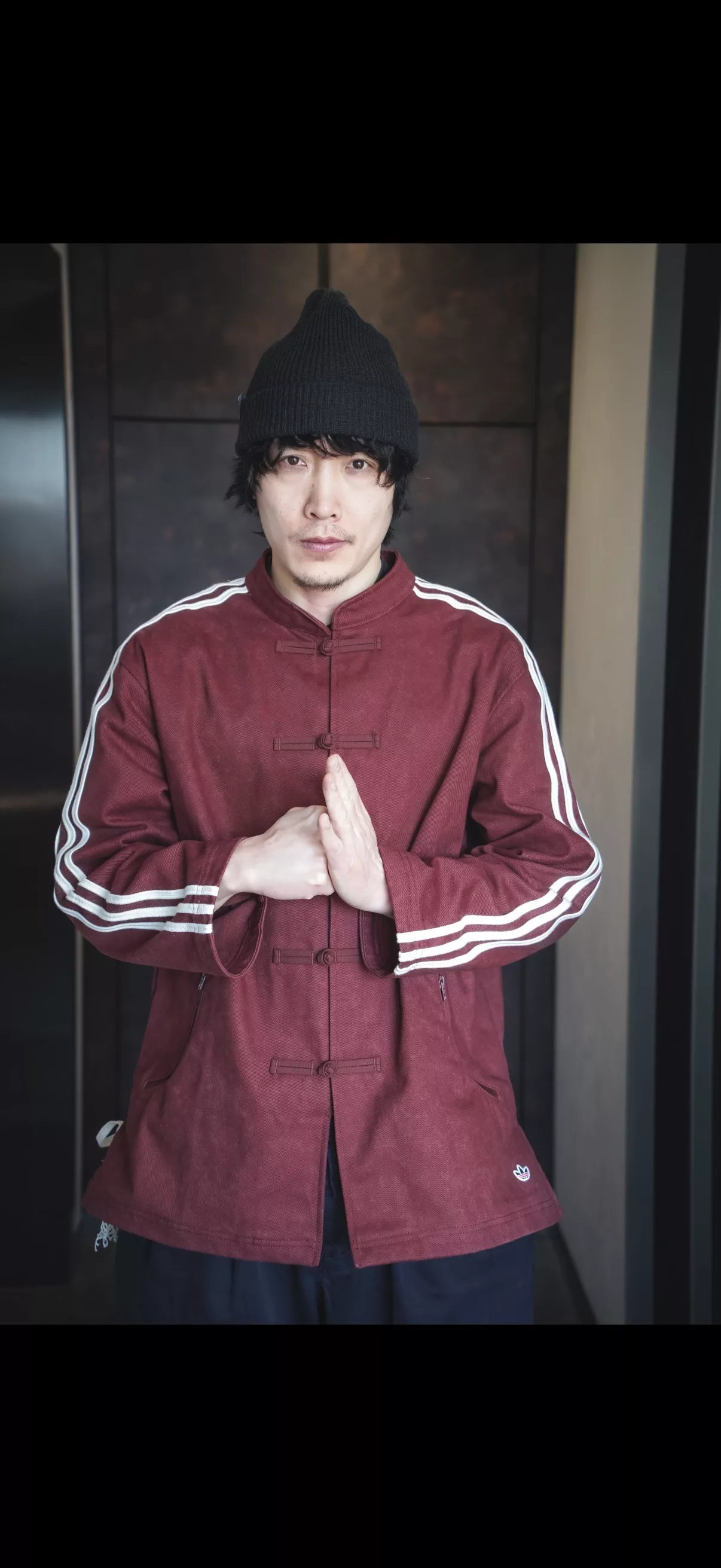 아디다스 클롯 협업 차이나풍 판버튼 재킷 상세 이미지 16