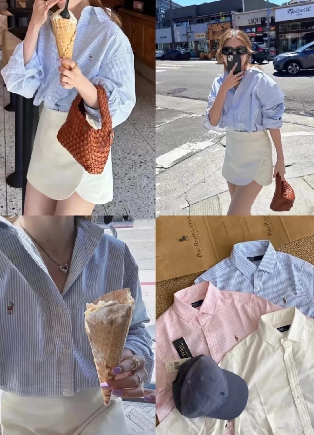 랄프로렌 스트라이프 포니 로고 옥스포드 셔츠 상세 이미지 27
