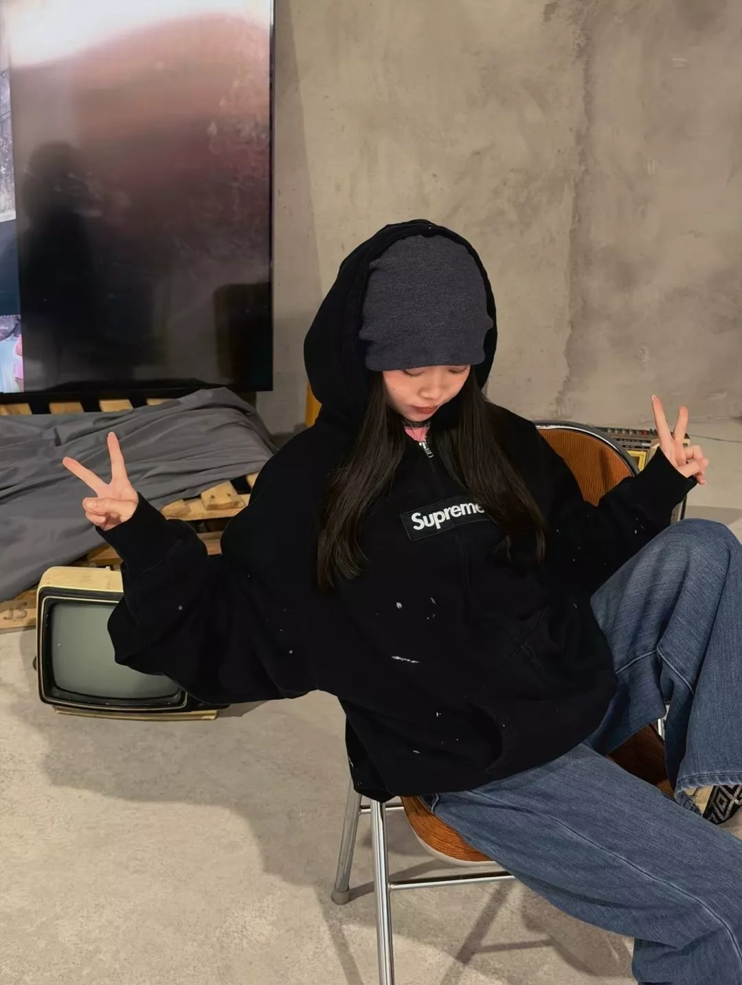 슈프림 박스로고 집업 후드 스웨트셔츠 상세 이미지 28