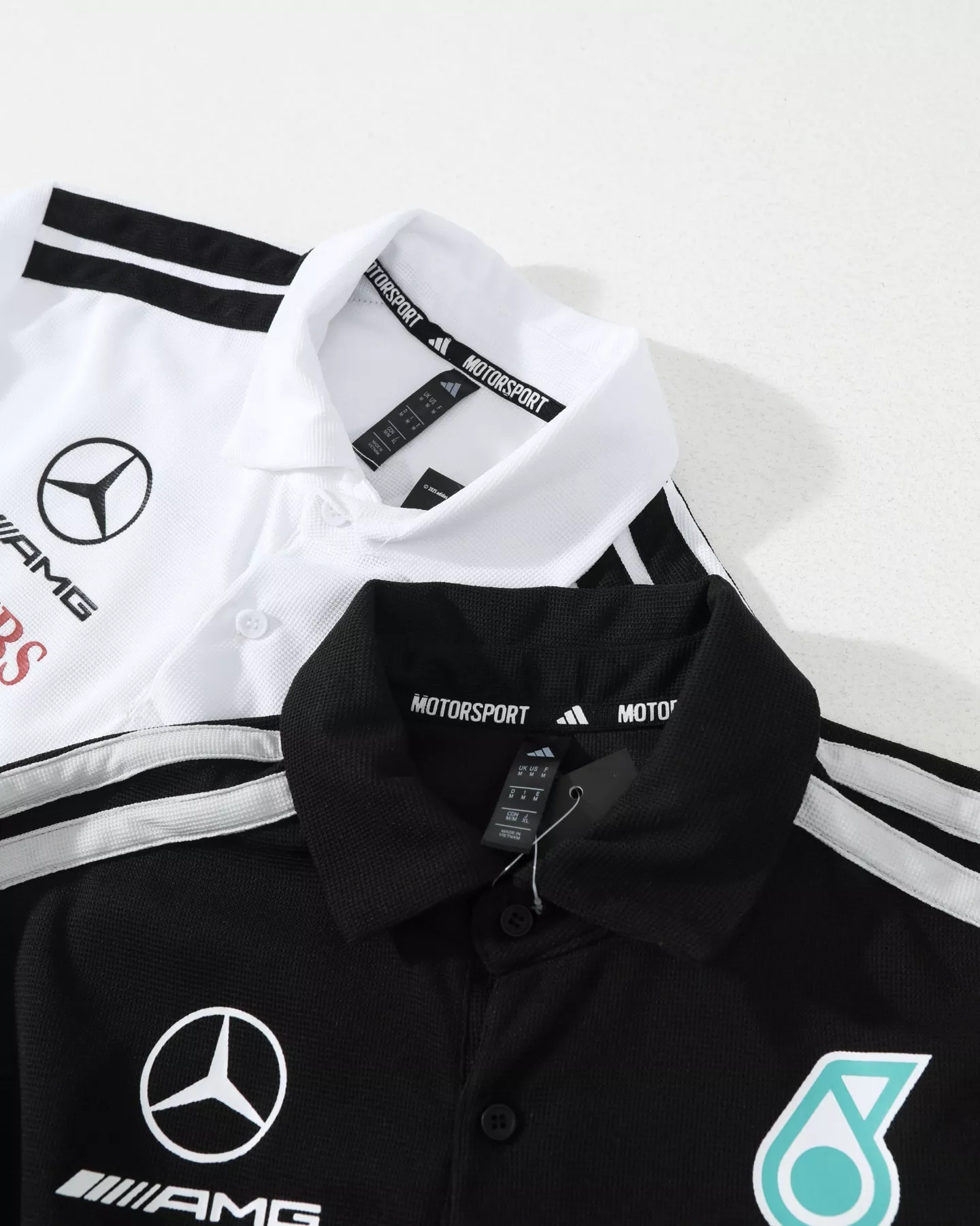 아디다스 메르세데스 AMG 페트로나스 F1팀 반소매 폴로 셔츠 상세 이미지 9