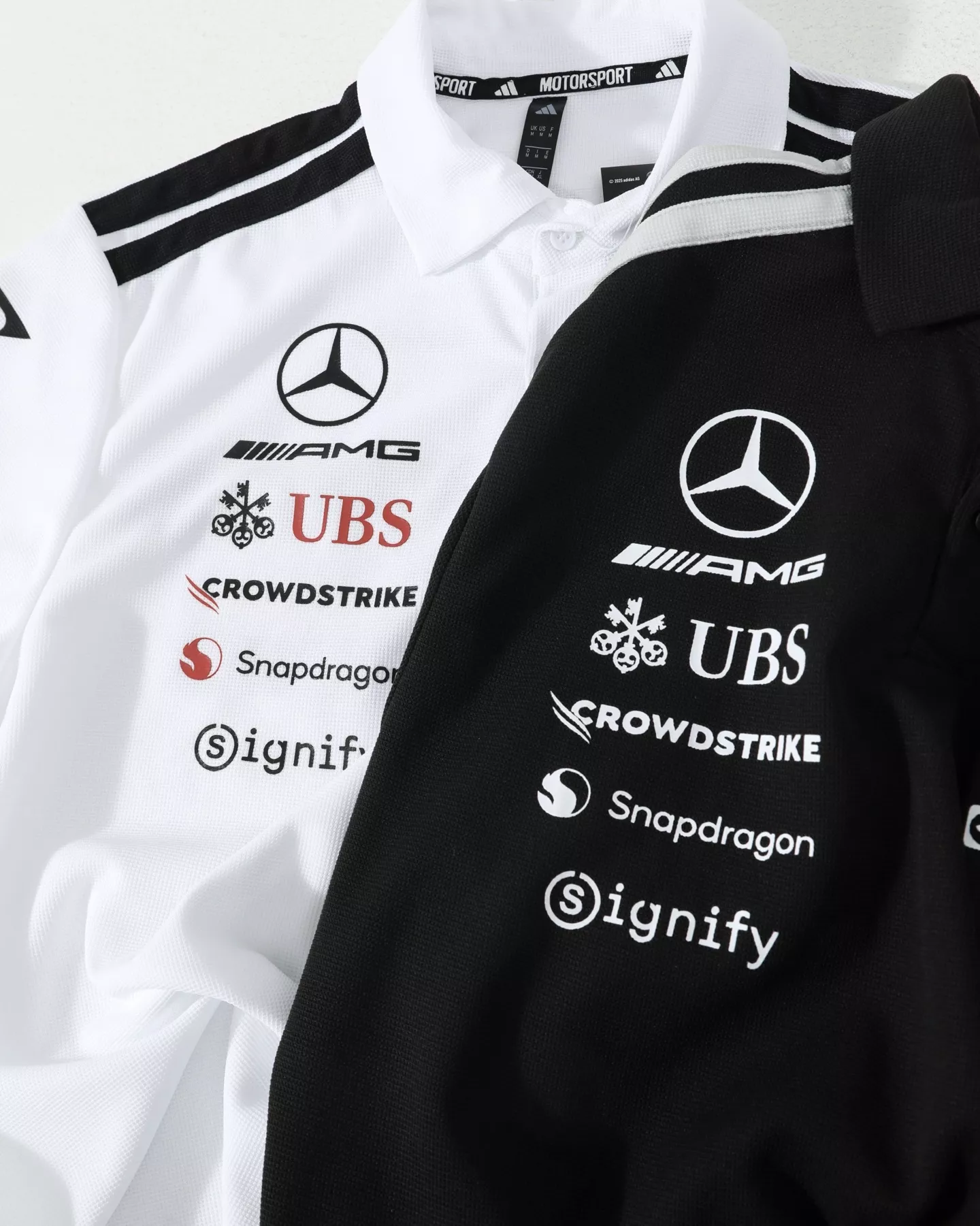 아디다스 메르세데스 AMG 페트로나스 F1팀 반소매 폴로 셔츠 상세 이미지 6