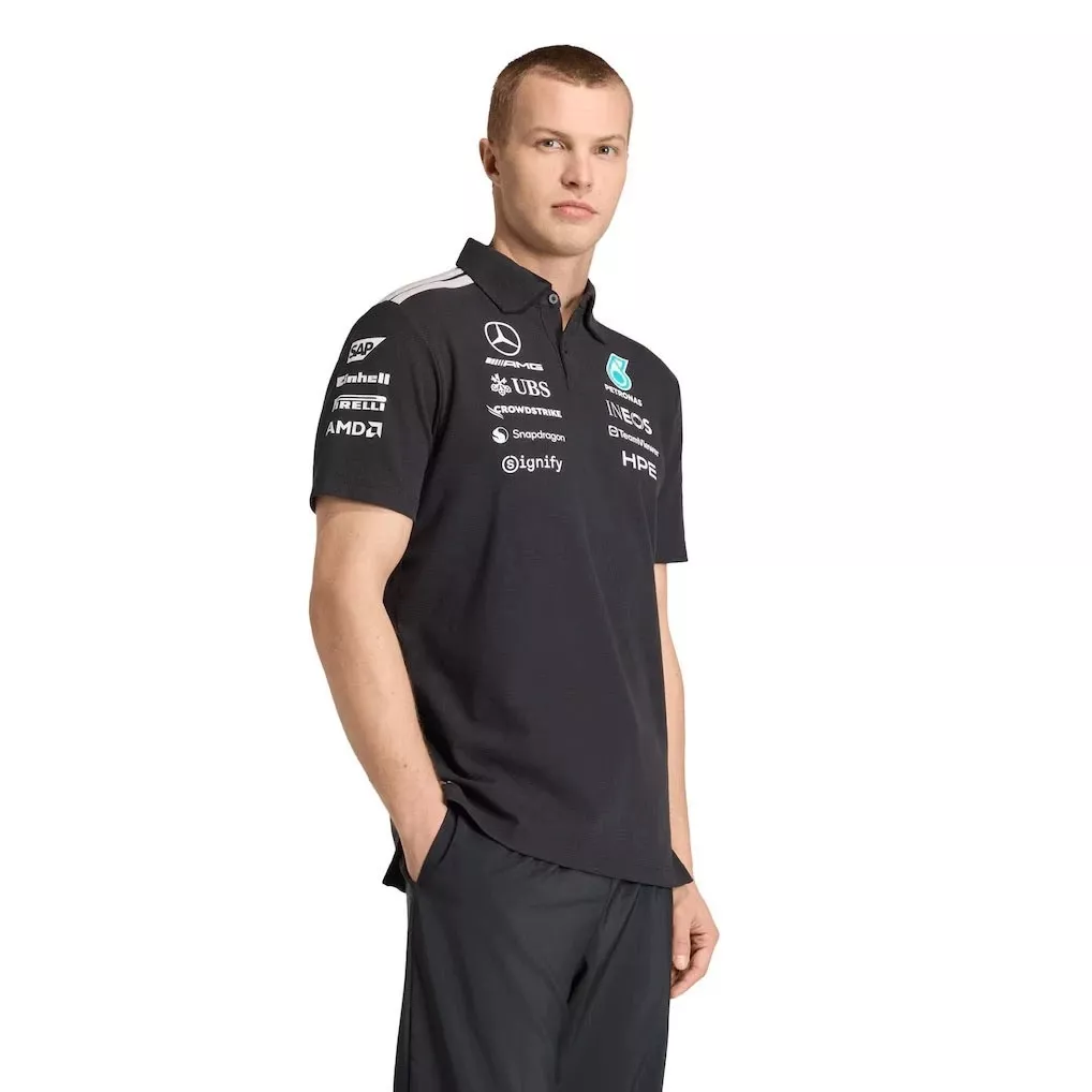 아디다스 메르세데스 AMG 페트로나스 F1팀 반소매 폴로 셔츠 상세 이미지 33