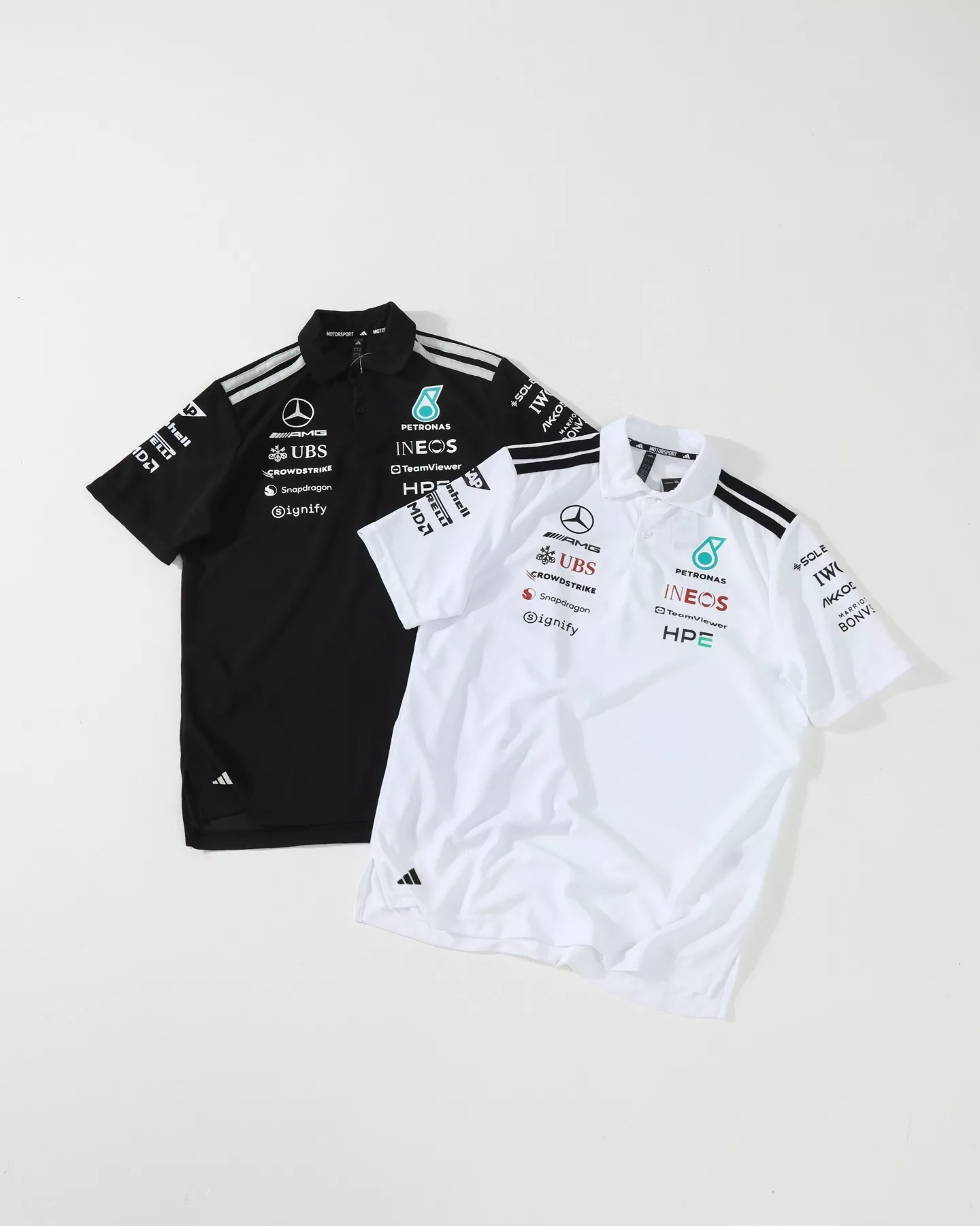 아디다스 메르세데스 AMG 페트로나스 F1팀 반소매 폴로 셔츠 상세 이미지 1