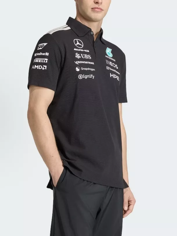 아디다스 메르세데스 AMG 페트로나스 F1팀 반소매 폴로 셔츠 상세 이미지 24