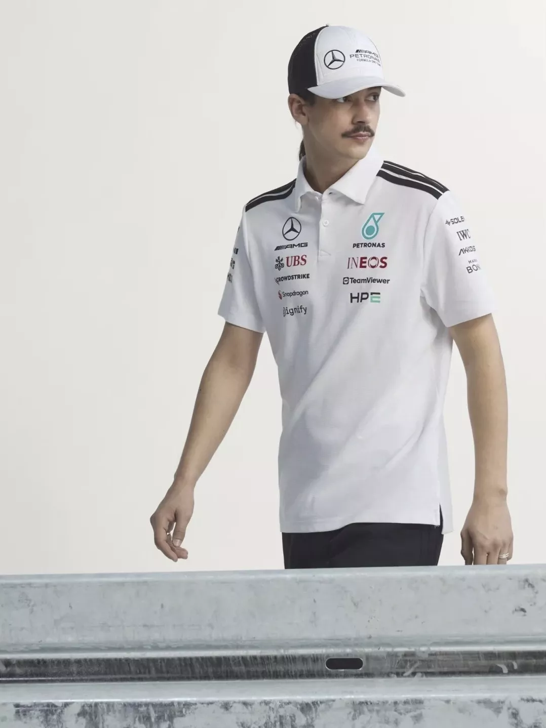 아디다스 메르세데스 AMG 페트로나스 F1팀 반소매 폴로 셔츠 상세 이미지 22
