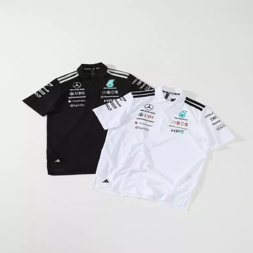 아디다스 메르세데스 AMG 페트로나스 F1팀 반소매 폴로 셔츠