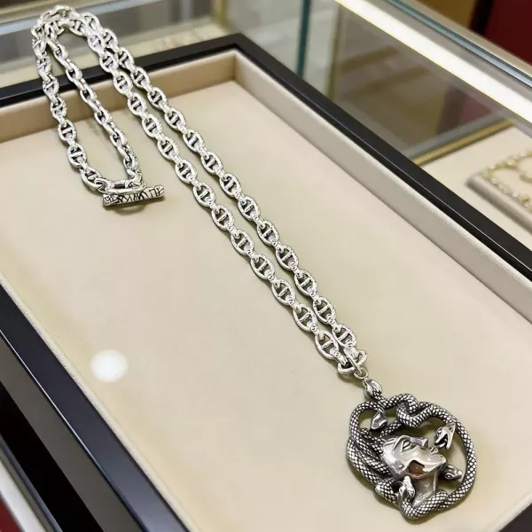 구찌 더블지 스네이크 체인 네크리스