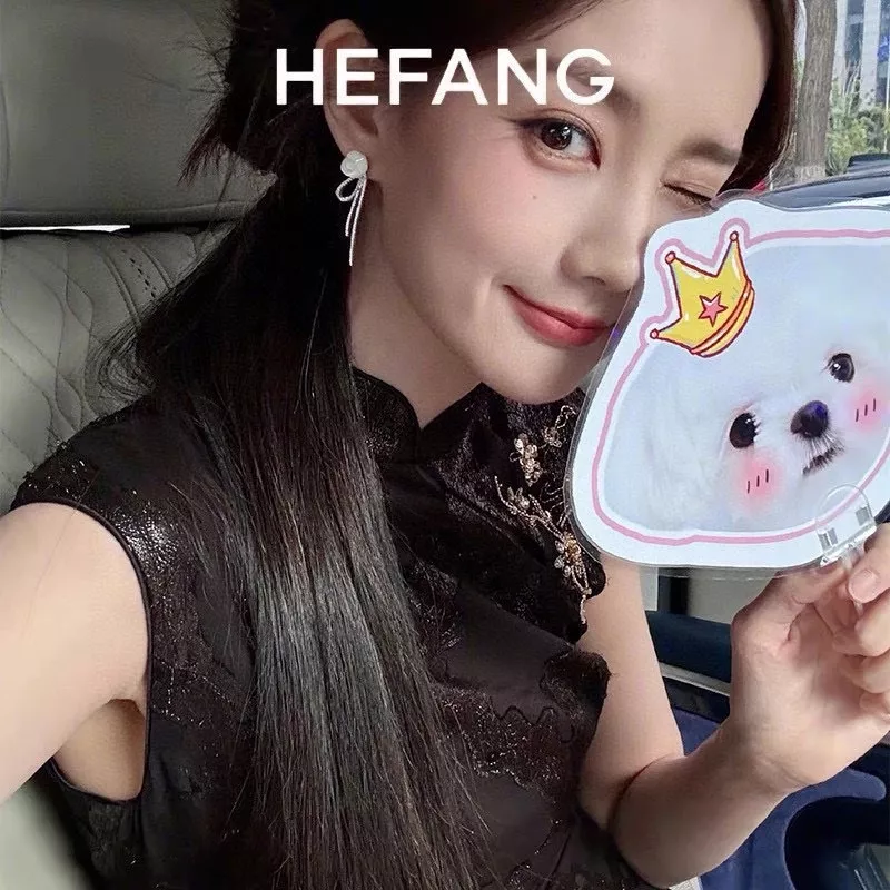 해팡 진주 장식 드롭 이어링 상세 이미지 3