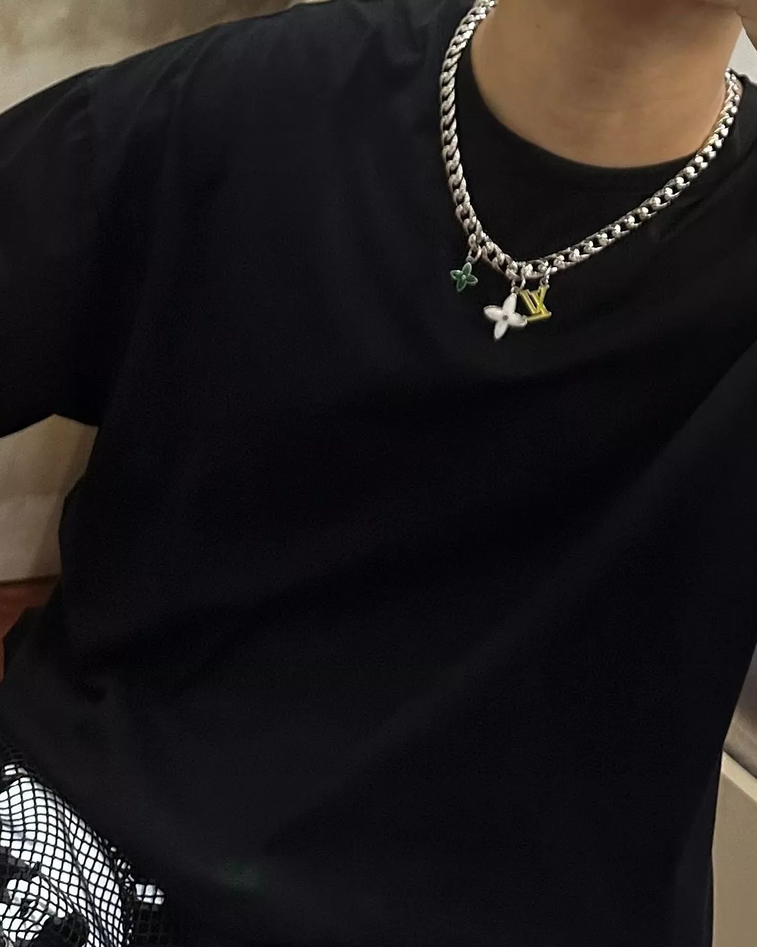 루이비통 빈티지 실버 체인 목걸이 상세 이미지 9