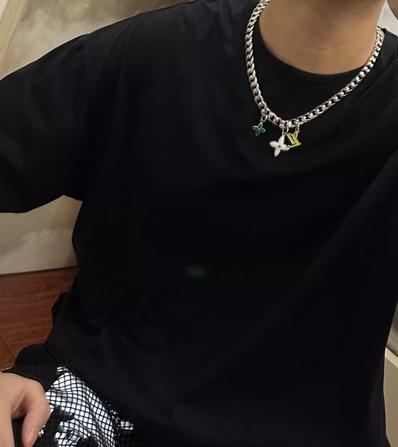루이비통 빈티지 실버 체인 목걸이 상세 이미지 7