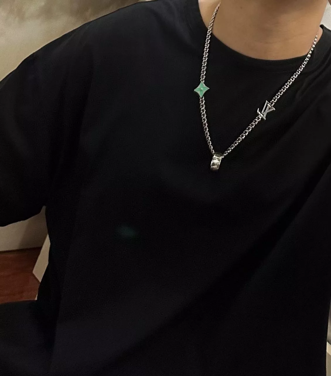 루이비통 빈티지 실버 체인 목걸이 상세 이미지 7