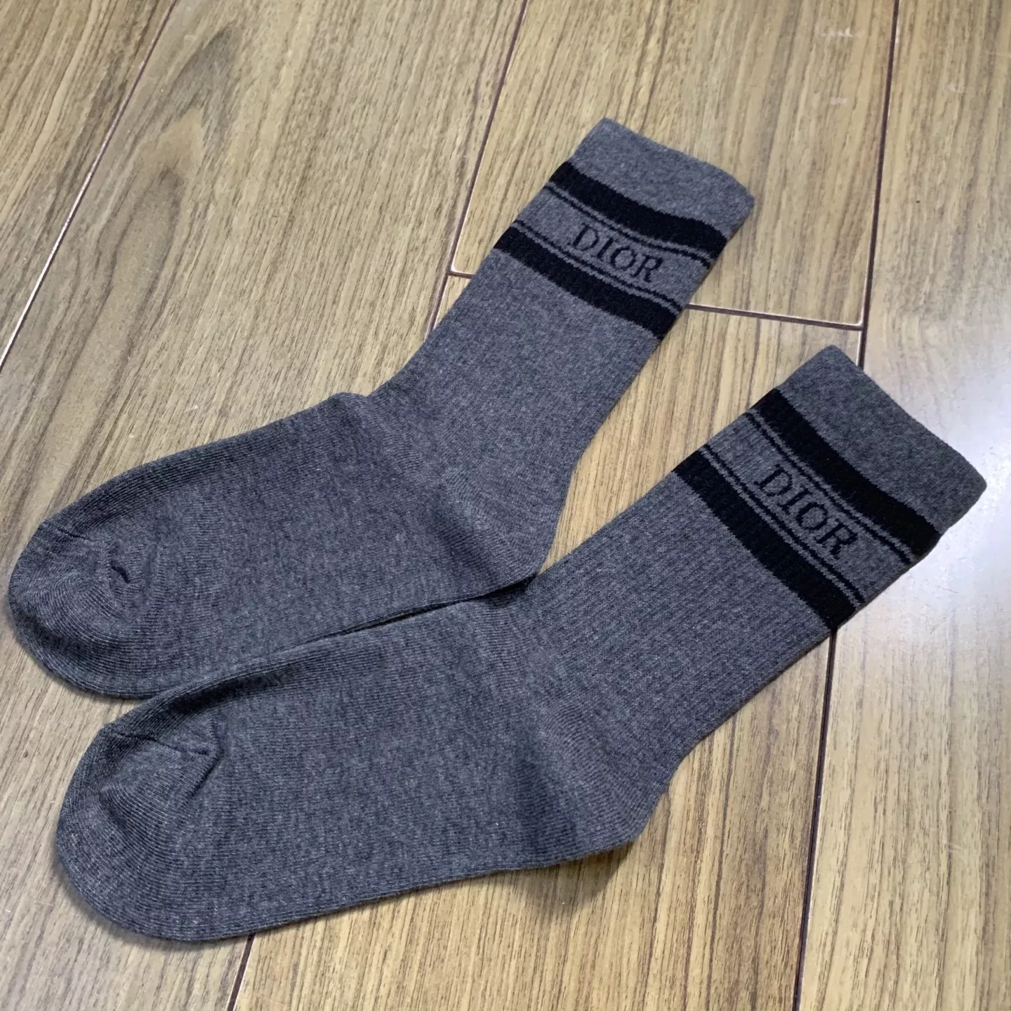 디올 레터링 코튼 중목 양말 세트 상세 이미지 7