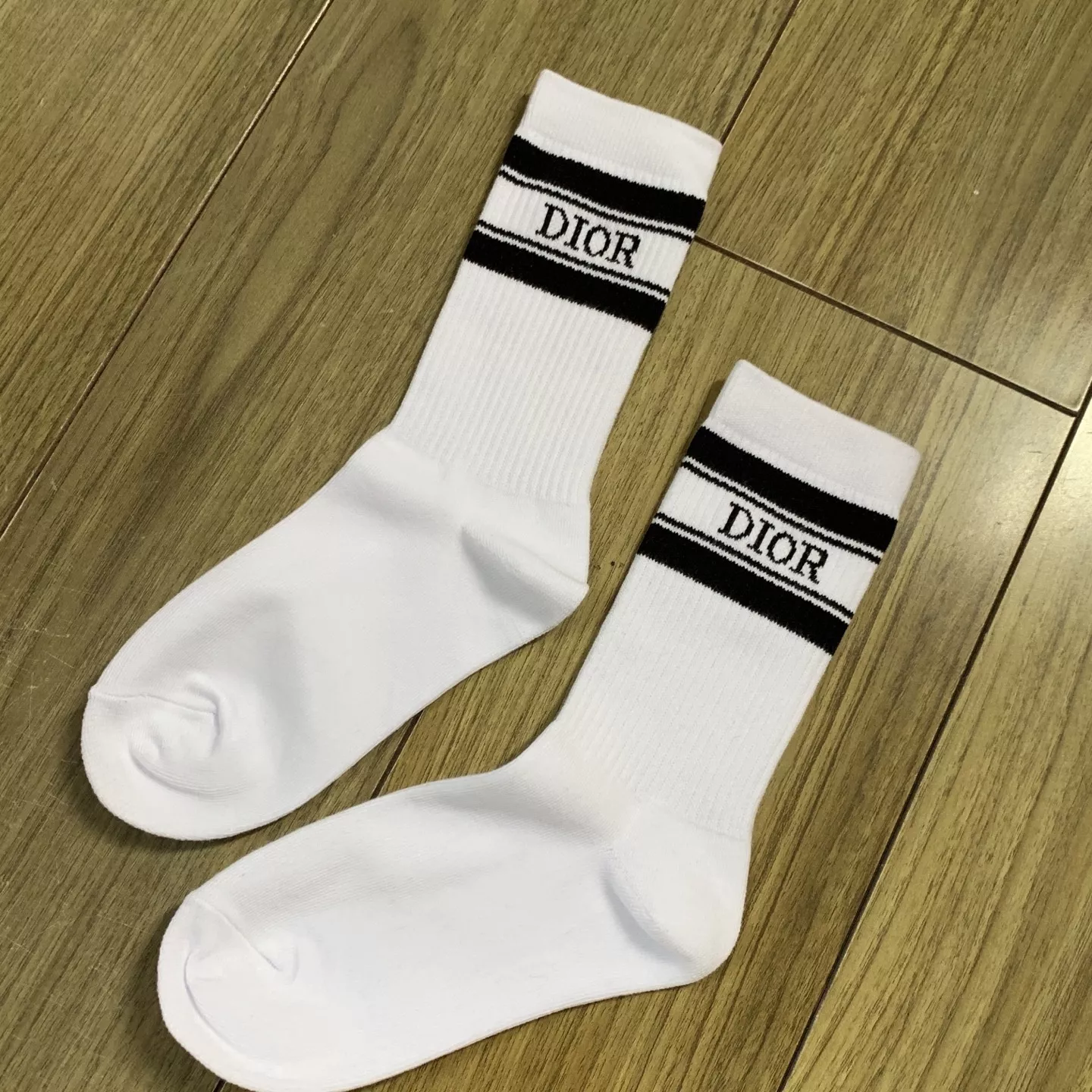 디올 레터링 코튼 중목 양말 세트 상세 이미지 6