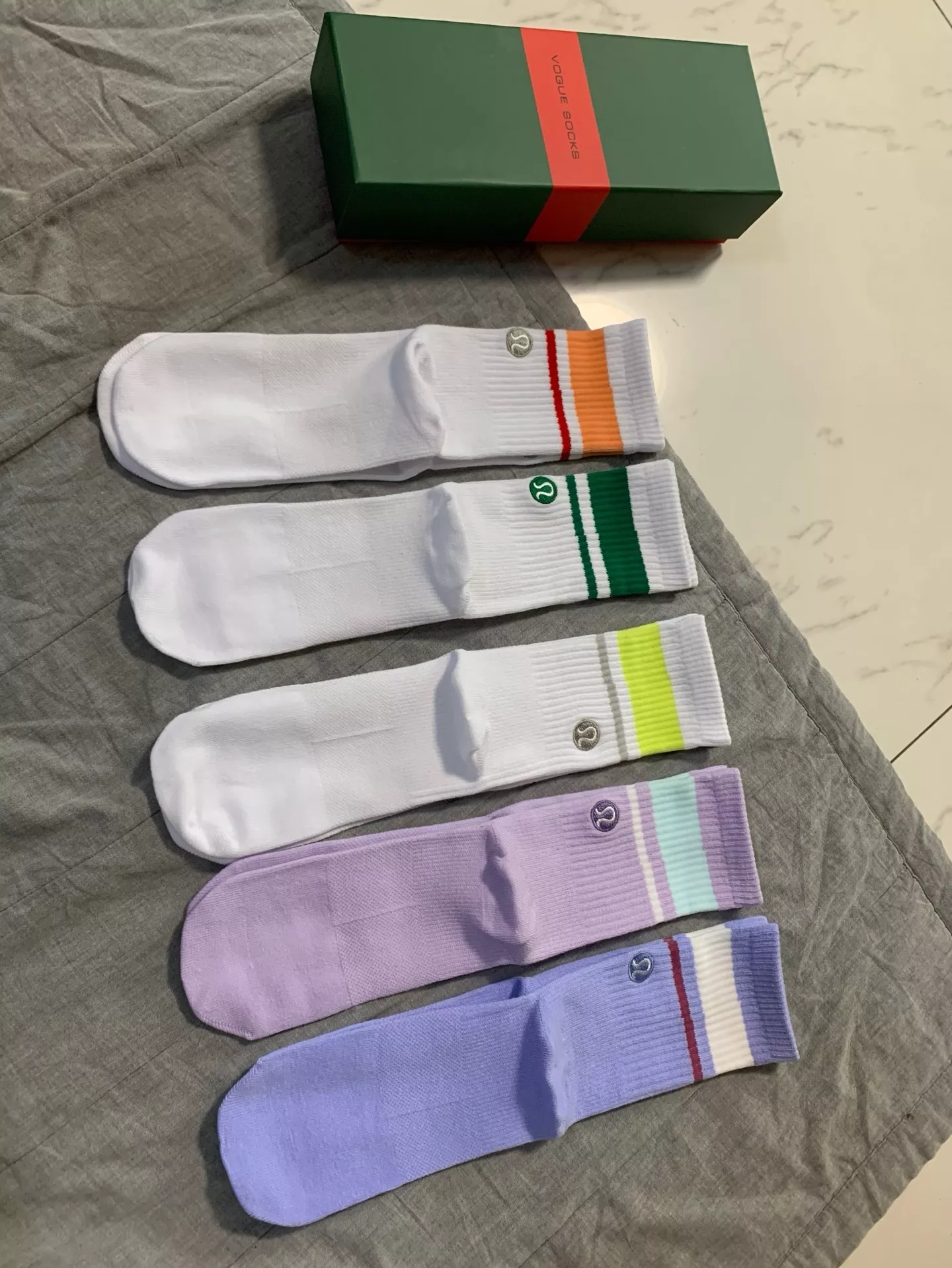 룰루레몬 요가 피트니스 중목 양말 상세 이미지 10