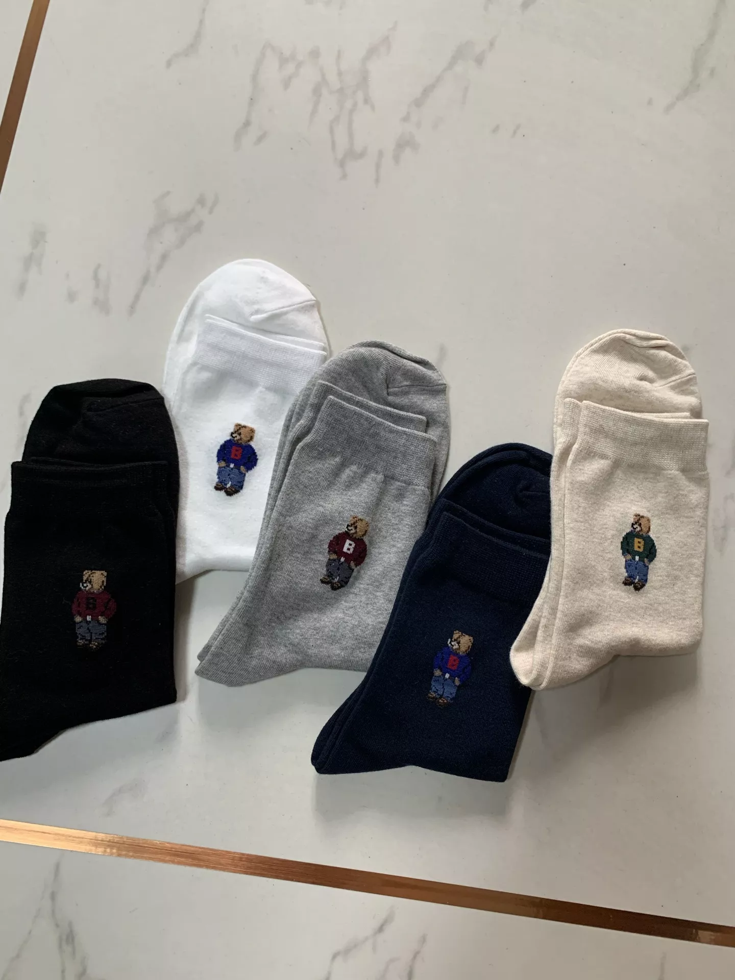 랄프로렌 고급 순면 중목 양말 세트 상세 이미지 2