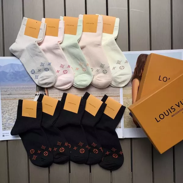 루이비통 항균 방취 비즈니스 캐주얼 중목 양말