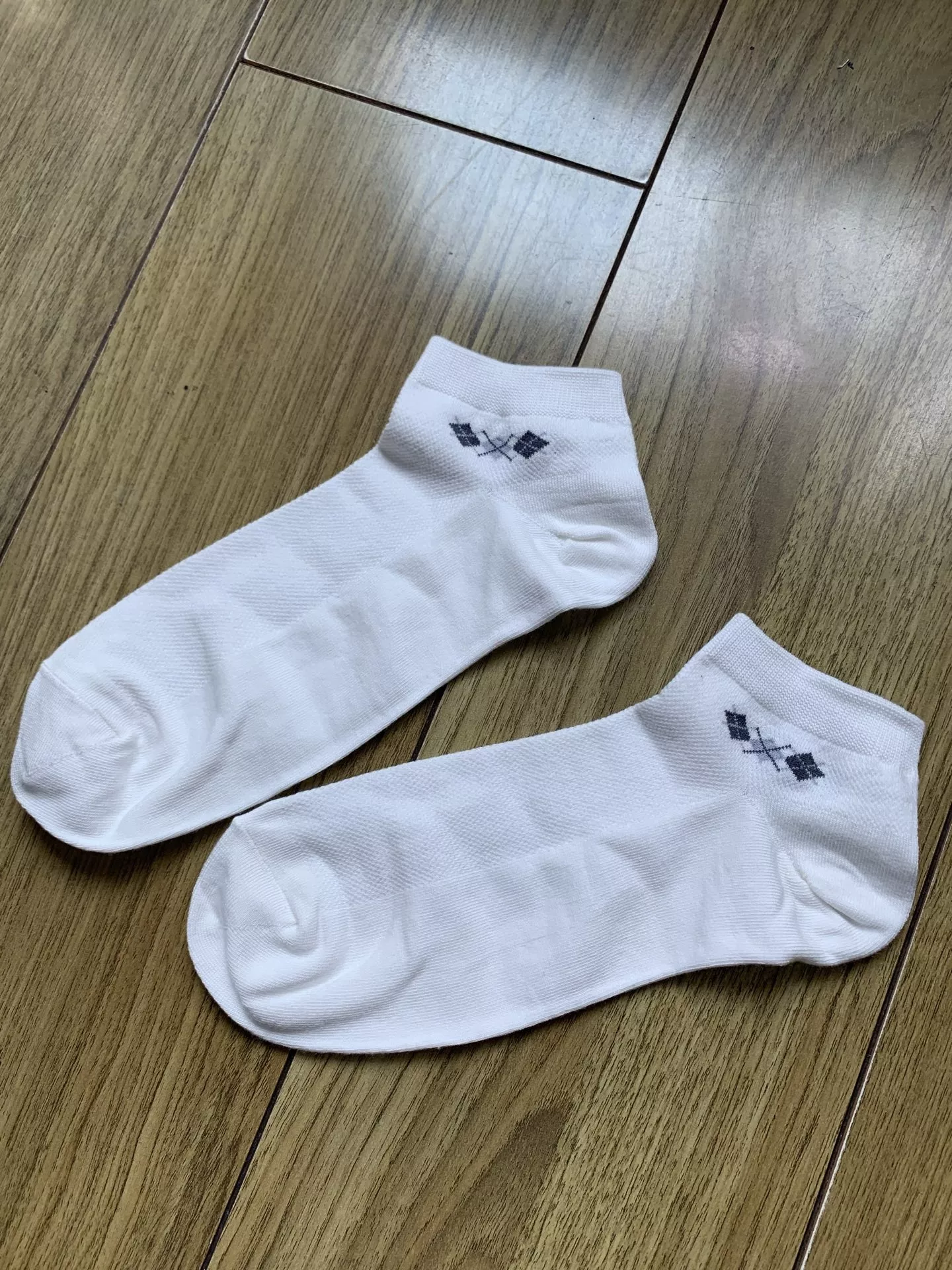버버리 고급 마름모 패턴 코튼 숏삭스 상세 이미지 6