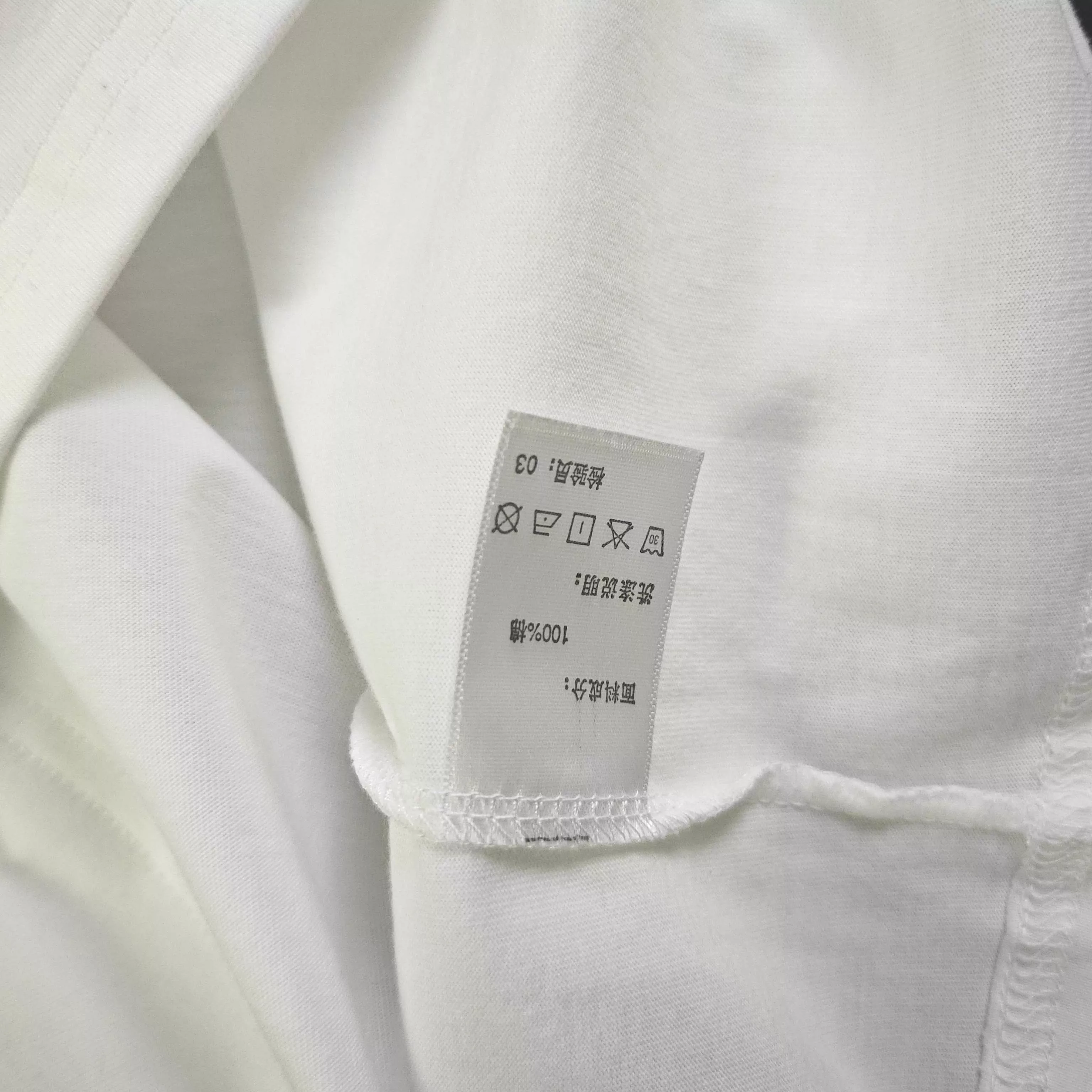 에비수 다이스 로고 레터링 프린트 티셔츠 상세 이미지 11