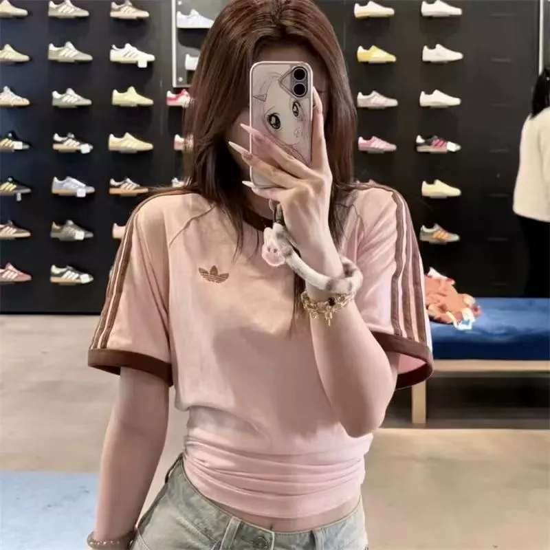 아디다스 레트로 배색 반소매 티셔츠 상세 이미지 26
