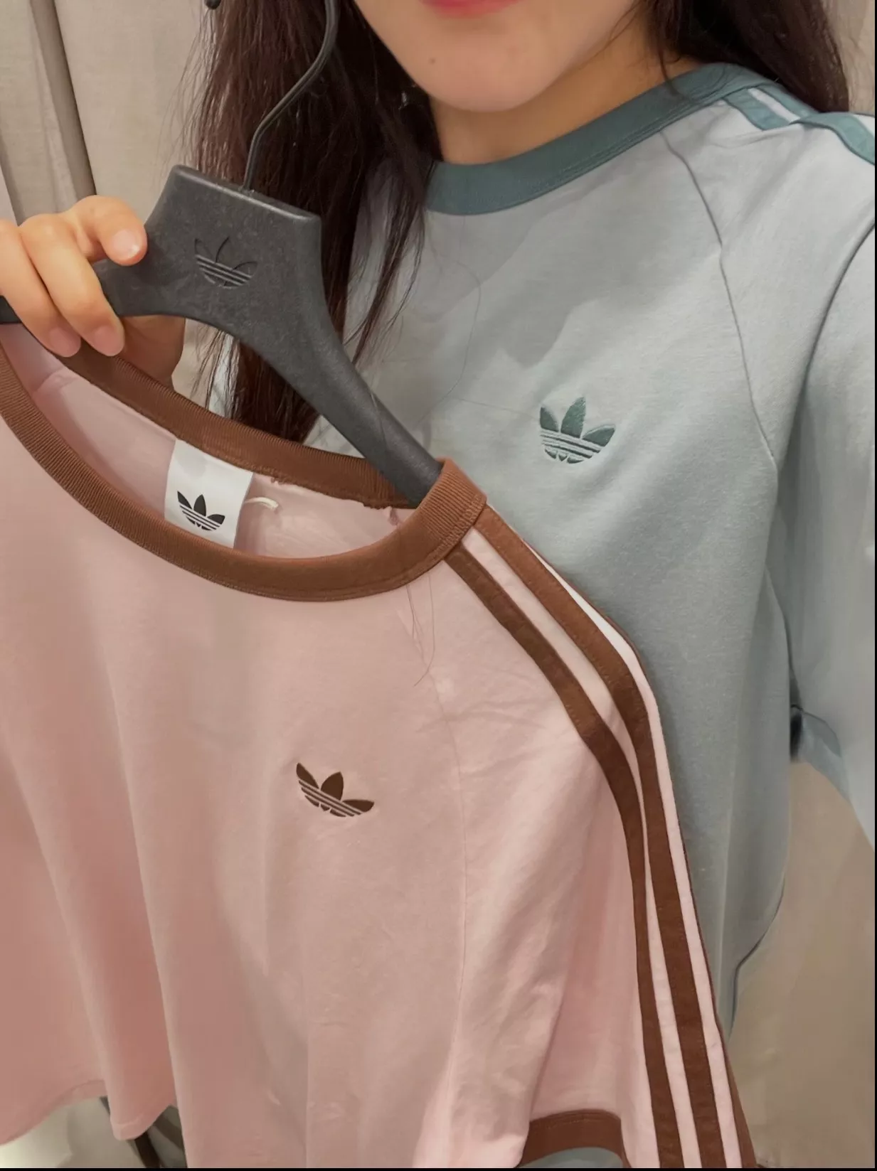 아디다스 레트로 배색 반소매 티셔츠 상세 이미지 20