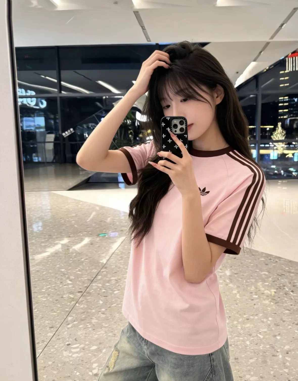 아디다스 레트로 배색 반소매 티셔츠 상세 이미지 27