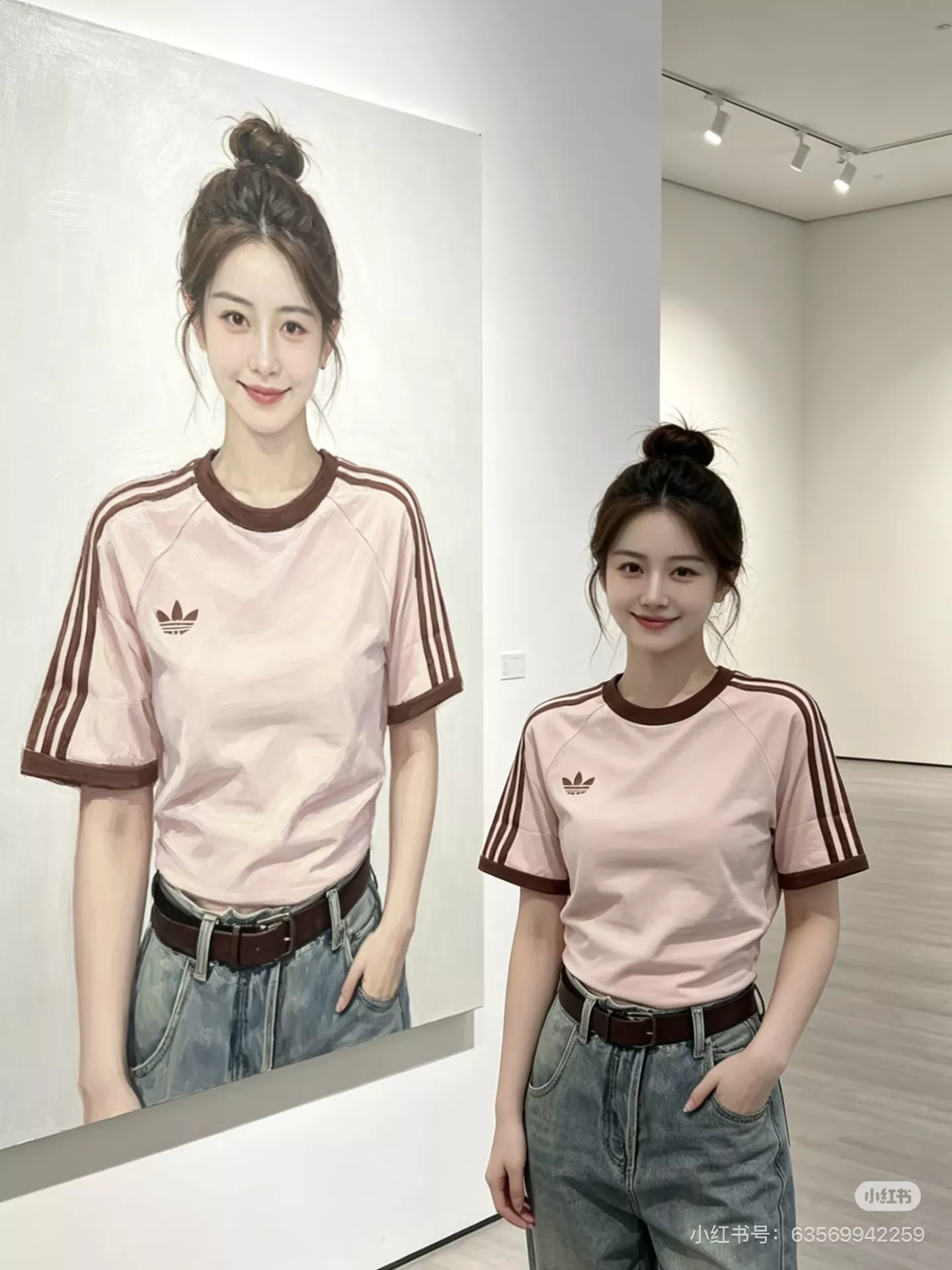 아디다스 레트로 배색 반소매 티셔츠 상세 이미지 22