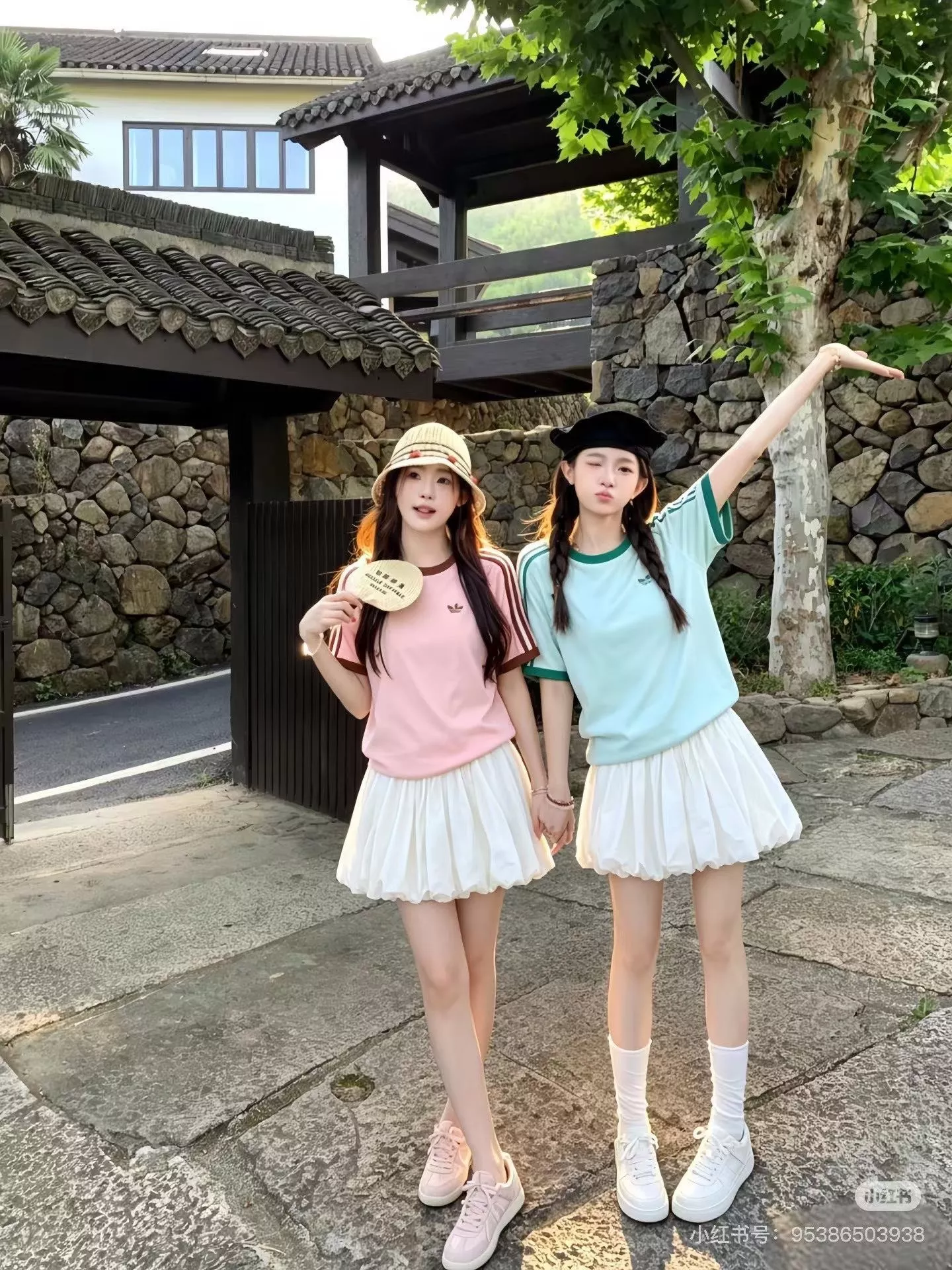 아디다스 레트로 배색 반소매 티셔츠 상세 이미지 17