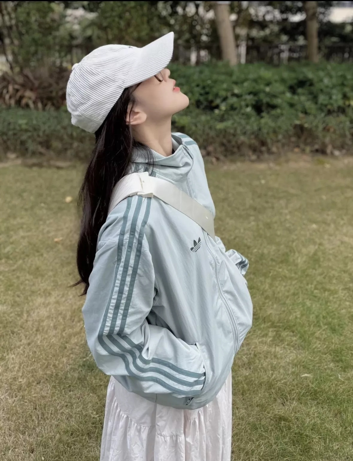 아디다스 쓰리스트라이프 스탠드넥 운동 재킷 상세 이미지 16