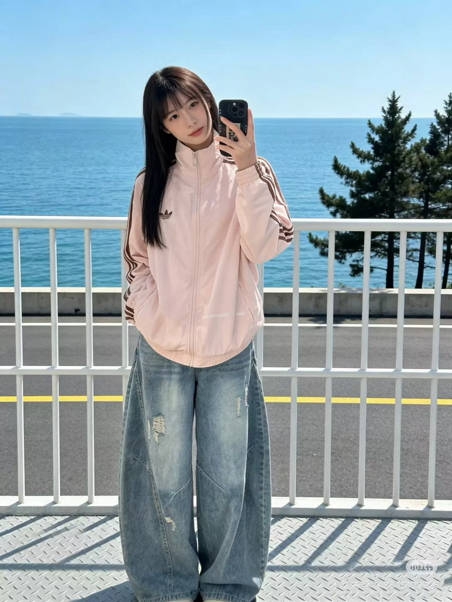 아디다스 쓰리스트라이프 스탠드넥 운동 재킷 상세 이미지 26
