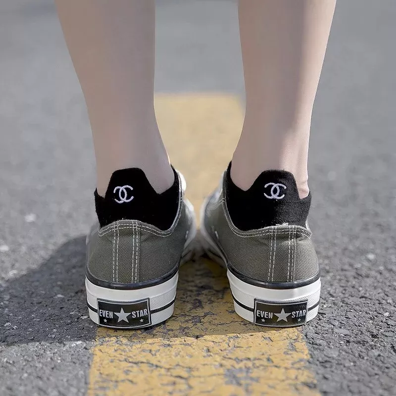 샤넬 더블C 자수 덧신 양말 상세 이미지 3