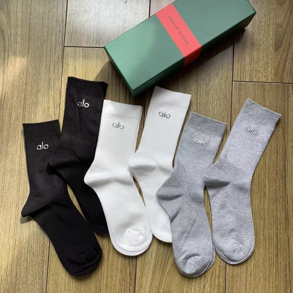 알로 고급 코마코튼 중목 양말